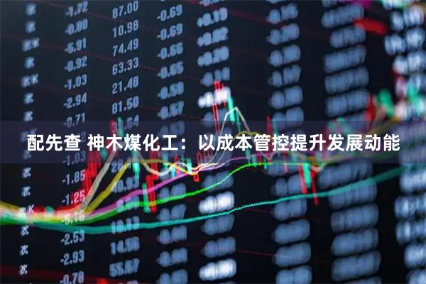 配先查 神木煤化工：以成本管控提升发展动能